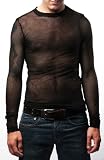 Lip Service Mens Long Sleeve Fishnet Shirt