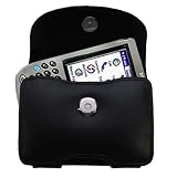 Gomadic for the PalmOne palm Treo 90 - Horizontal Leather Case with Belt Clip/Loop for the PalmOne palm Treo 90