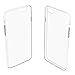 iPhone 6, 6S Crystal Clear Transparent Case and Tempered Glass Screen Protector. Complete Protection for Your Apple iPhone 6 [4.7 inch only] Rigid Rubber Silicone Bumper + 0.33 mm Screen