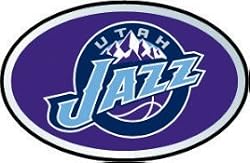 Utah Jazz Color Auto Emblem - Basketball Sports Merchandise