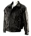 Mens Leather bomber jacket (X Large)