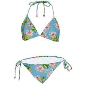 Buy SABREE Hawaiian Print String Bikini by SABREE