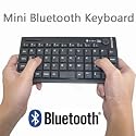 Handheld Bluetooth HID Wireless Chicklet Keyboard with Mouse Control Combo for Media Center PC, Windows 7/Vista/XP, Apple iPad/iPhone 4 & Sony PS3