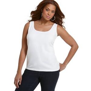 Buy AK Anne Klein Plus Size Top, Basic Tank by Anne Klein New York