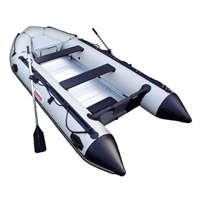 Seamax OCEAN380 - 12.5 Feet Aluminum Floor V Hull - PVC Fabric Inflatable Boat by 