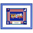 Heroes Blue Personalized Print