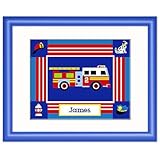 Heroes Blue Personalized Print
