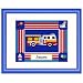 Heroes Blue Personalized Print