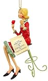Funny Diva A Lady Doesn't Need A Man Christmas Ornament #61233