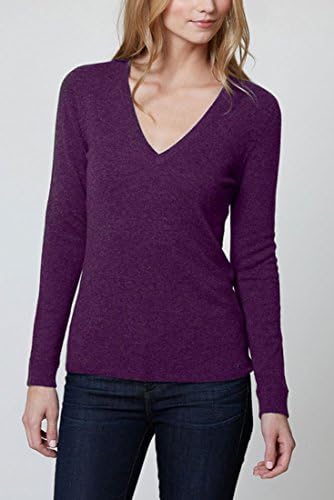 Magaschoni - V-Neck with Novelty Trim - Mulberry Mouline - XS