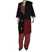 India Salwar Kameez Cotton Printed Embroidered Dress Size L (slk423a)