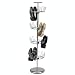 Household Essentials Revolving 4-Tier Shoe Tree, Chrome