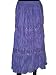 Girl's Wear-cotton Skirt New Age Blue Color with Bells Womens Skirt Indian Clothing Free Shipping