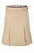 Bienzoe Girl's Cotton Stretchy Twill School Uniforms Pocket Pleated Skirt