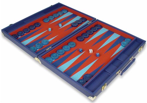 41nHP5v5mfL The Bluezoo Tournament Size Backgammon Set