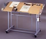 Adjustable Drawing and Craft Table