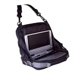 In-Car 7-9 Inch Portable DVD Player Case * Attaches to Rear or Front Seat, Easily Converts to Carrying Bag, Multiple Accessory compartments (Player Not Included)