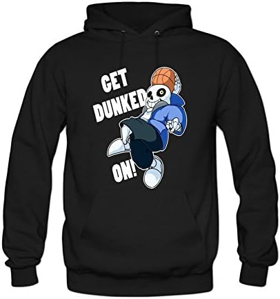 Undertale Sans Get Dunked Mens hoodies by JLIUU S Black