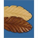 Emerson B48DO Hand Carved Leaf Blades, 20.75-Inch Long, 9.75-Inch Wide, Dark Oak, Set of 5