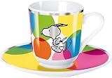 Produkt-Bild: United Labels 0106874 - Best of Snoopy-Lots of Dots Espresso Set Porzellan in pr&auml;mierter Geschenkverpackung 100 ml