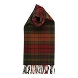 IMAGE OF Johnstons of Elgin Autumn Buchanan Tartan Cashmere Scarf
