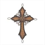 DECORATIVE CROSS WALL DECOR - 37304