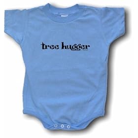 Tree Hugger Distressed Style Logo Baby/Infant Tee Shirt or Onesie