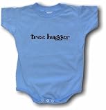 Tree Hugger Distressed Style Logo Baby/Infant Tee Shirt 6 Month Yellow