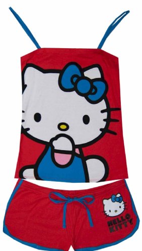 Royal and Red Hello Kitty Cami Sleep Set for women