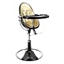 fresco loft highchair by bloom black frame - solar gold (leatherette) NEW Edition!