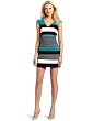 laundry BY SHELLI SEGAL Womens Color Block Stripe Dress