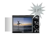 3 Premium Ultra Clear Reusable 3.0" / 3.0-inch Digital Camera LCD Screen Protector with Lint Cleaning Cloth for Nikon CoolPix P90
