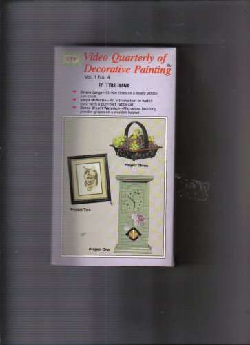 Video: Video Quarterly of Decorative Painting, Vol. 1 No.4. Stroke Roses on Pendulum Clock. Water Color with a Tabby Cat. Bronzing Powder Grapes on Wodden Basket