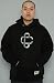 Crooks and Castles The Hacksaw Zip Up Hoody in Black hood ,Sweatshirts for Men