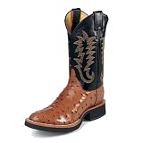 Mens JUSTIN QUILL OSTRICH Cowboy Boots Casual BLACK TAN (Size Run 6 - 13 B D EE) SPR-SUM... by Justin