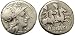 Roman Republic, Cn. Lucretius Trio, 136 B.C.; Silver Denarius