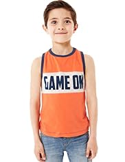 Limited Pure Cotton Game on Vest Top