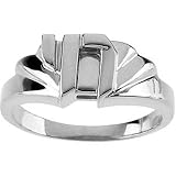 14K White Gold Chai Ring