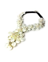 Limited Sales Promotion O-stone White Pearl Nacre Pendant Necklace Light up the Moon Sea Mother of Pearl