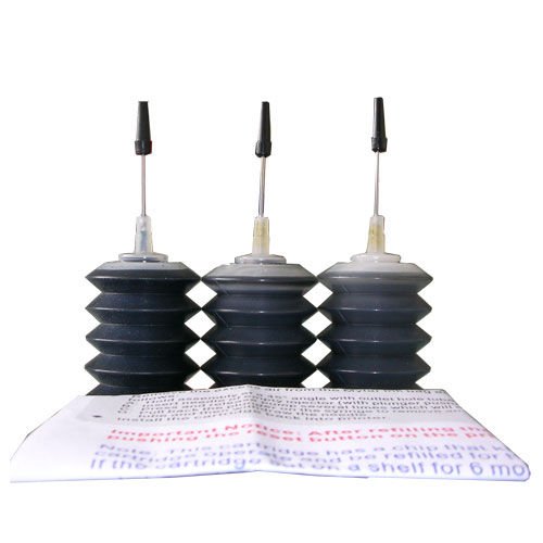 3x30ml Black refill ink for HP 61 61XL cartridge Deskjet 1050 2050 3050 1000 3000