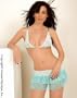 Stretch lace keyhole tube top with adjustable straps and micro miniskirt - Sensual Mystique