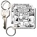 Londons Times Fish Fishing Deep Beneath Cartoons - Shark Movie Reviewers - Key Chains