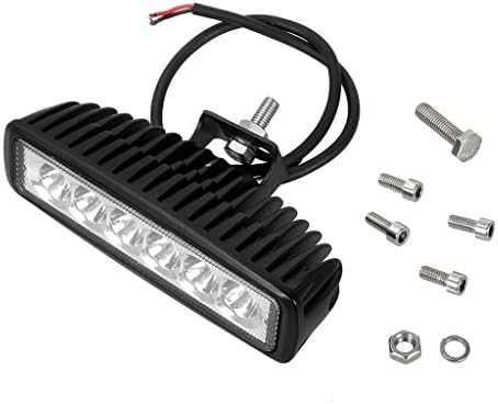 Stanbow 6.3"1.8" 18w LED Spot Work Lights Off Road Vehicle Work Lights Bar for Fog Driving Bar Jeep