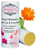Choco*Smooch Organic Baby Lip & Face Balm, with Argan, Calendula and Sea Buckthorn
