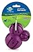 PetSafe Sportsmen Barnacle - Interactive Puzzle Toy for Dogs - Treat Holding Toy - Natural Rubber - Dishwasher Safe - Vanilla Scented - Great for Peanut Butter or Kibble - Purple - Small
