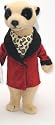 14" Dressed Meerkat Soft Toy