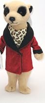 14" Dressed Meerkat Soft Toy