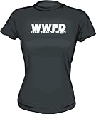 WWPD What Would Peyton Do? Women's Tee Shirt Medium-Pink Babydoll