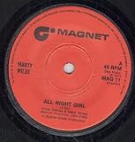 ALL NIGHT GIRL 7 INCH (7" VINYL 45) UK MAGNET 1974