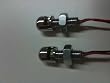 Silver LED License Plate Lights Bolts
